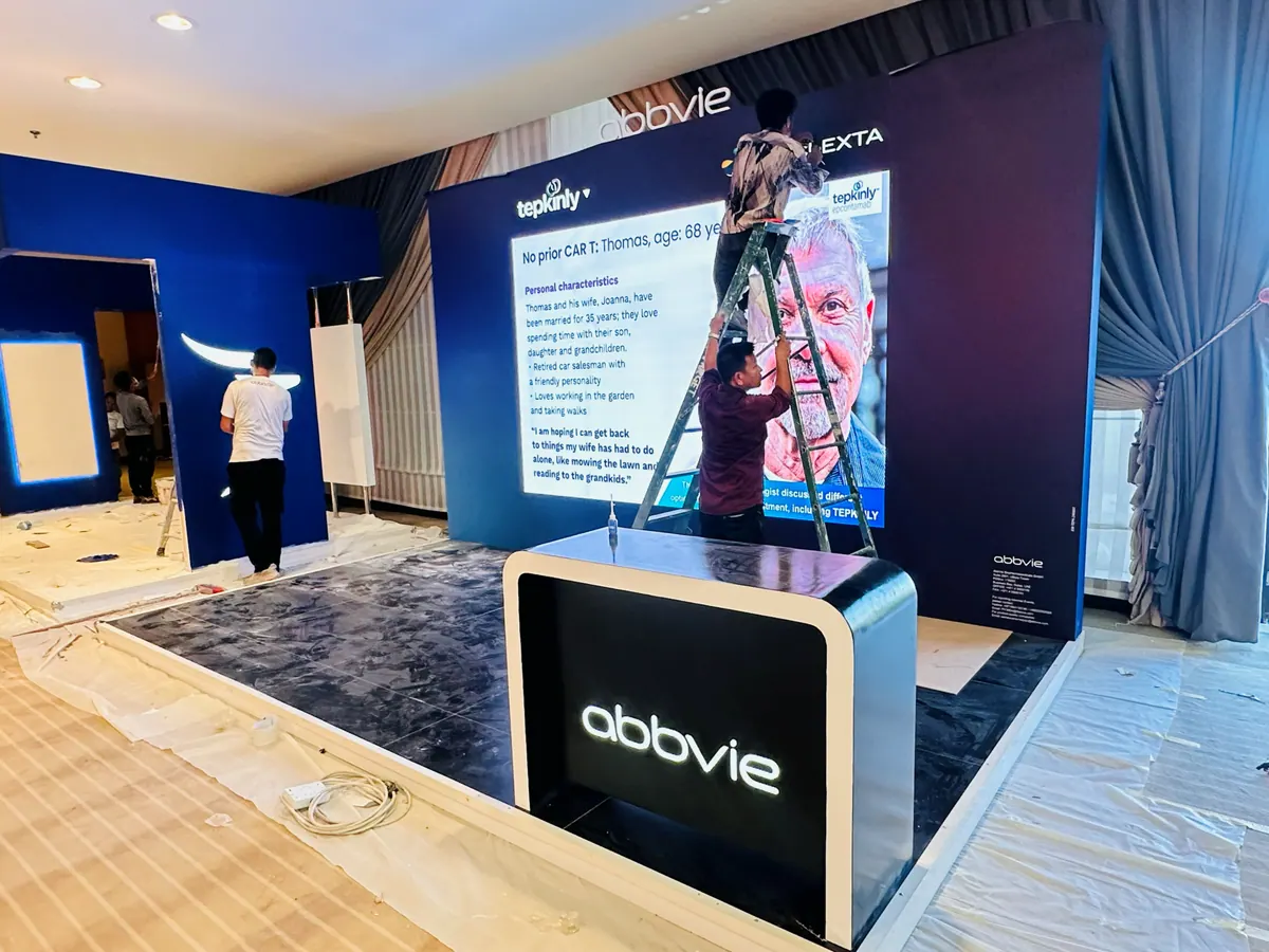 AbbVie stand: Finished