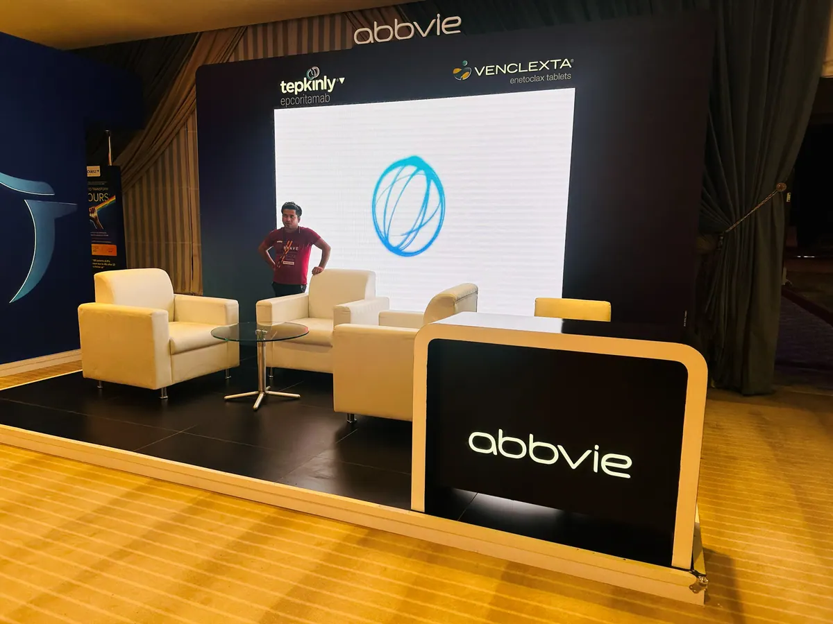 AbbVie stand: Finished