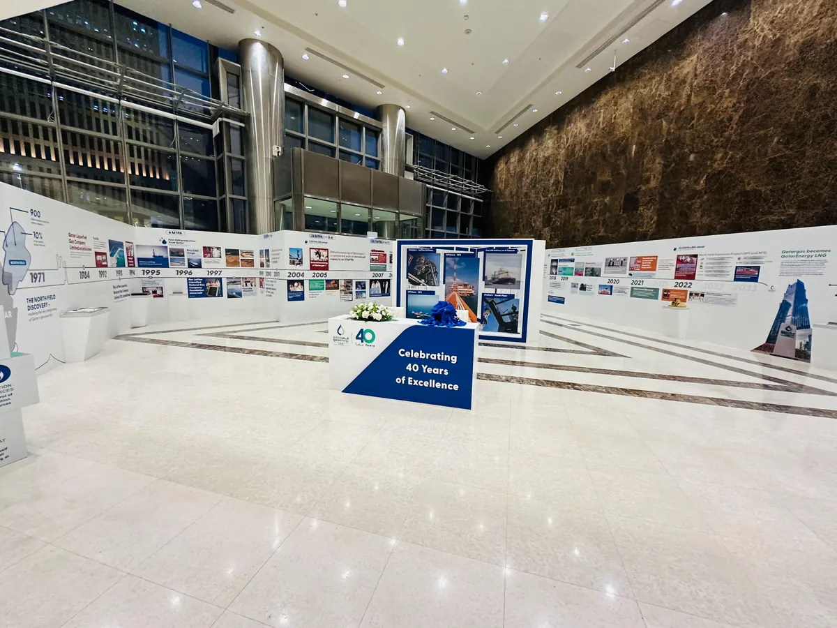QatarEnergy LNG 40 years exhibition: Finished
