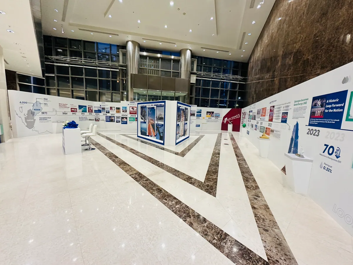 QatarEnergy LNG 40 years exhibition: Finished