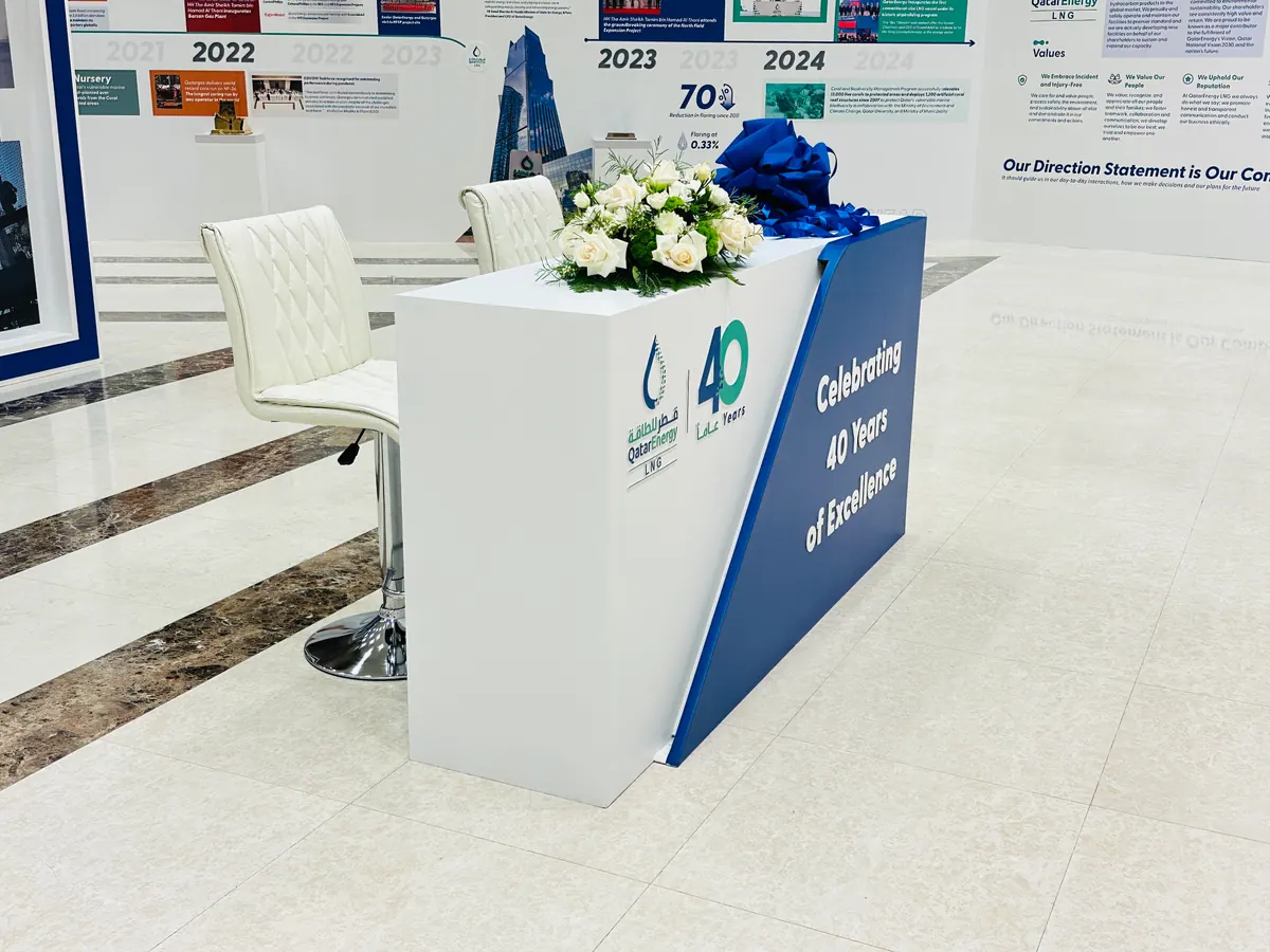 QatarEnergy LNG 40 years exhibition: Detail
