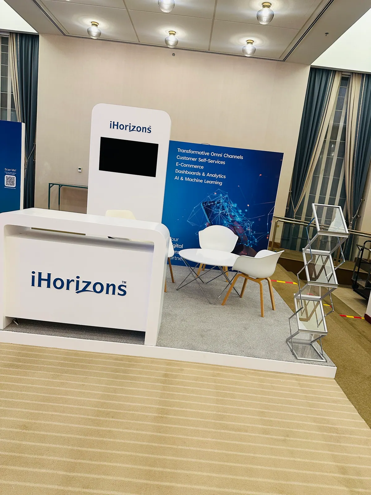 Six booths for a technology conference: Finished