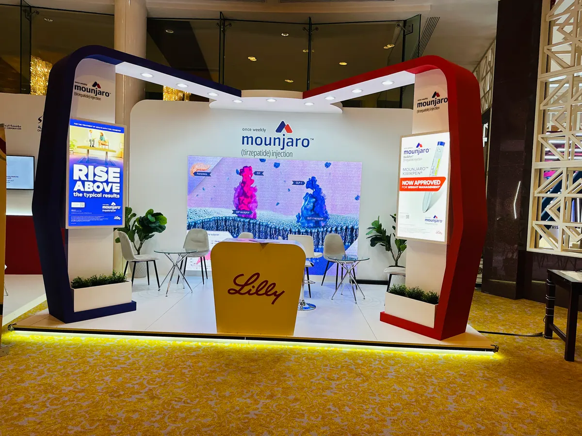 Lilly Mounjaro stand