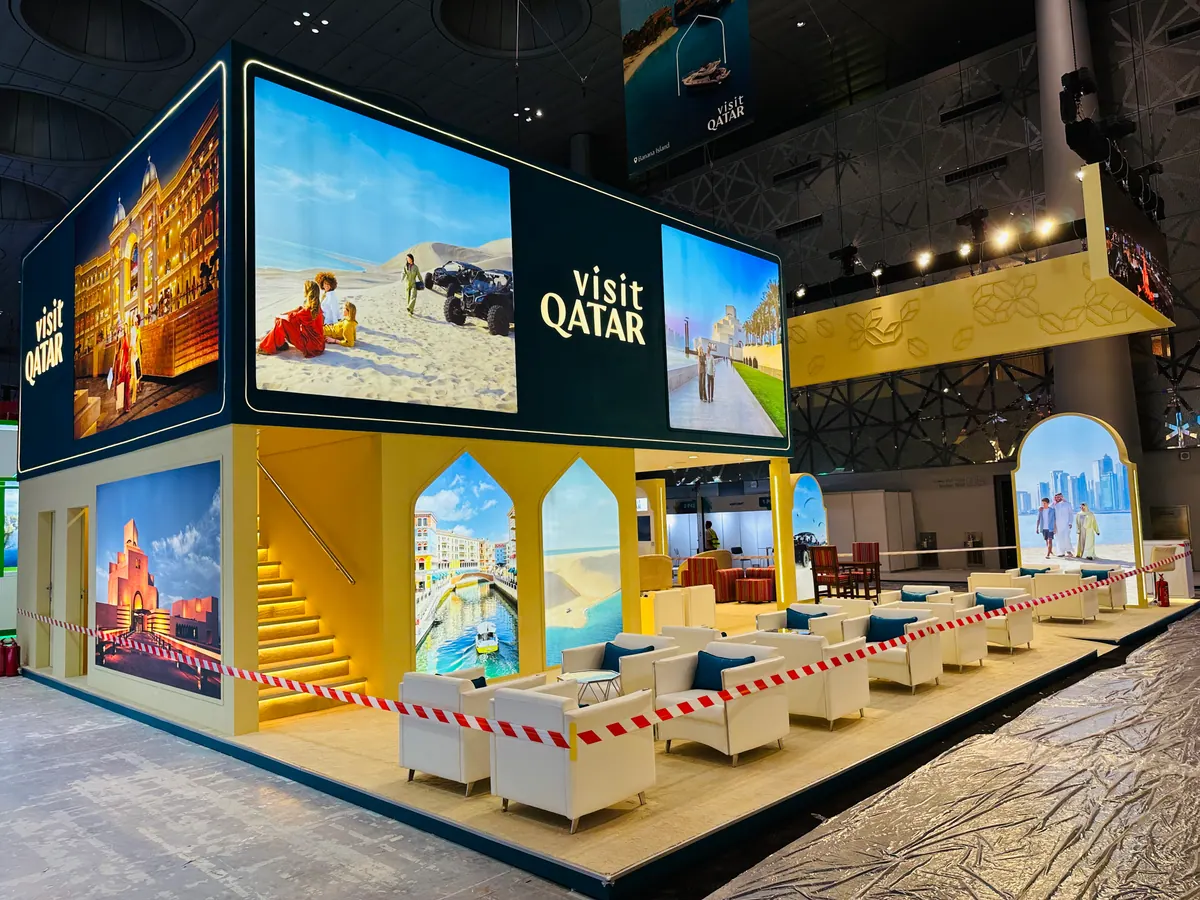 Visit Qatar two-storey stand