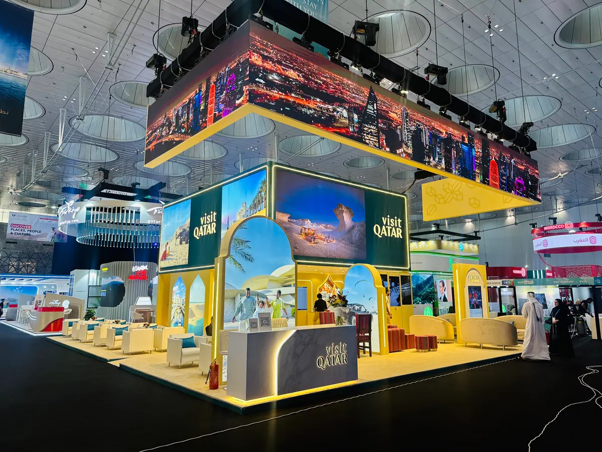 Visit Qatar two-storey stand: Open to visitors