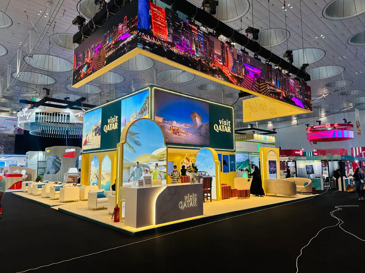 Visit Qatar two-storey stand: Open to visitors