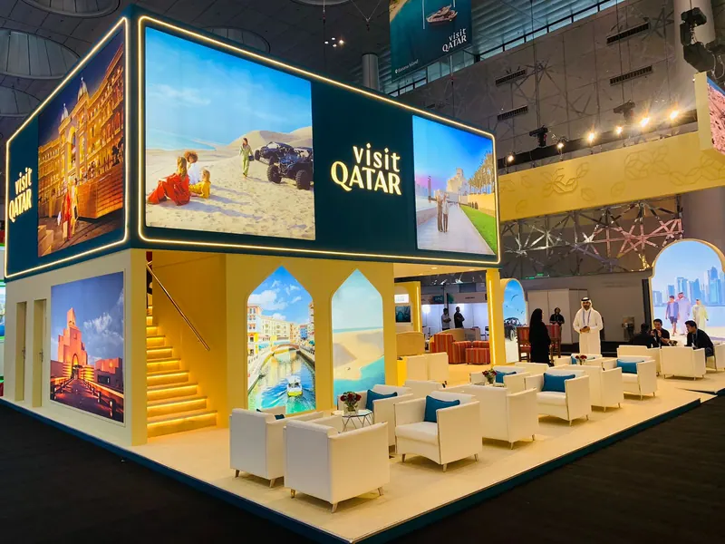 Visit Qatar two-storey stand: Open to visitors