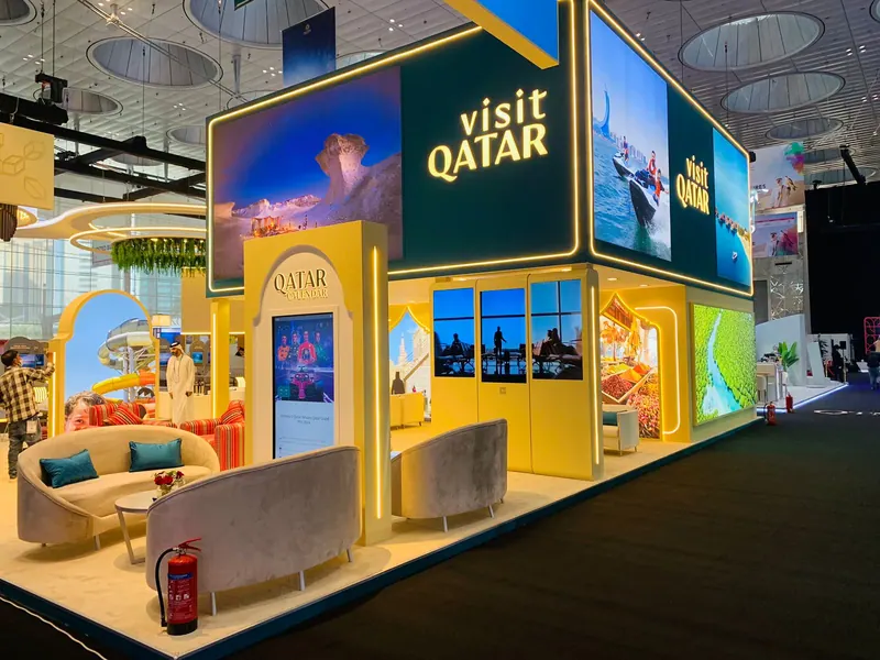 Visit Qatar two-storey stand: Open to visitors