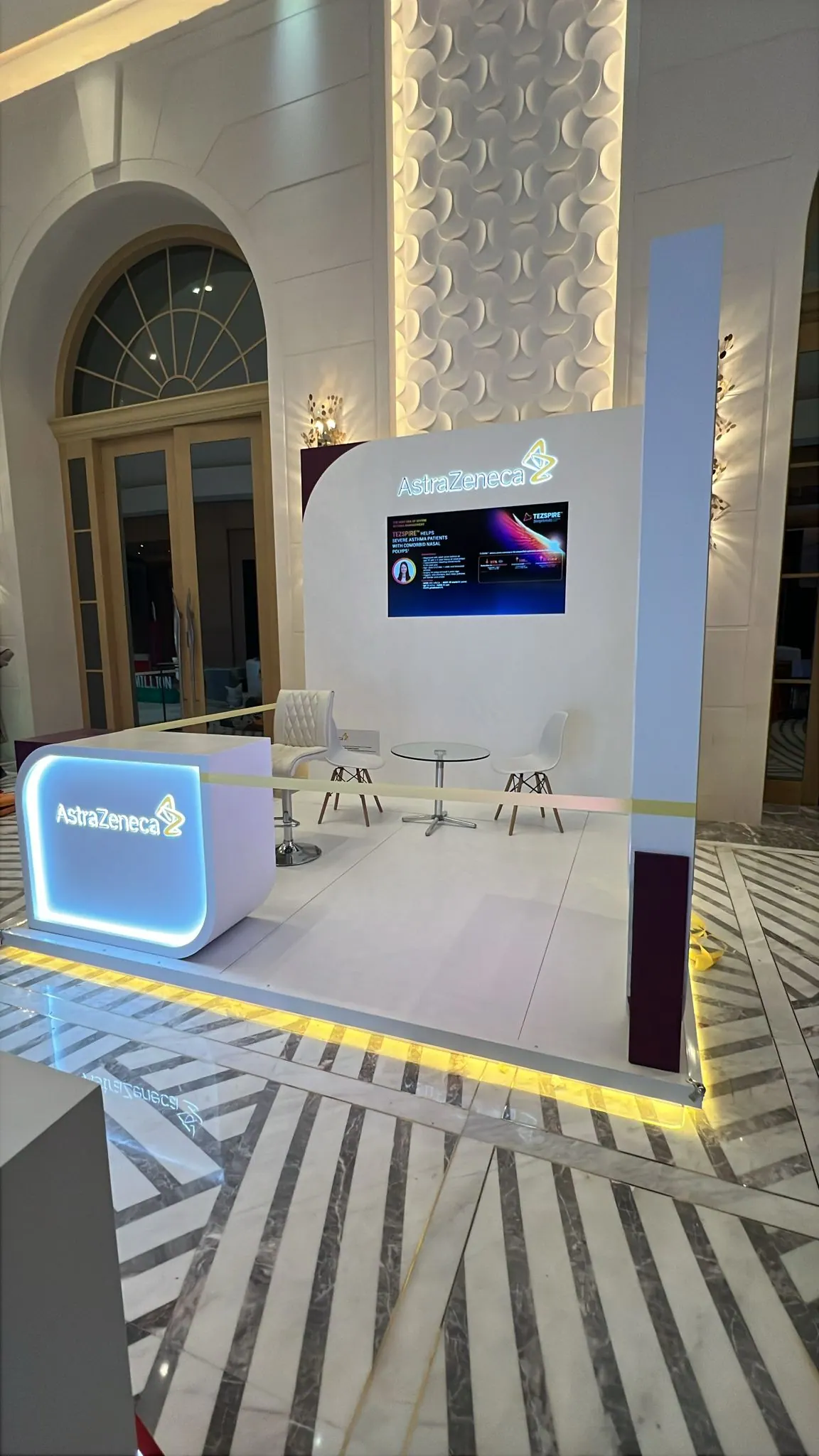 AstraZeneca stand, 2025