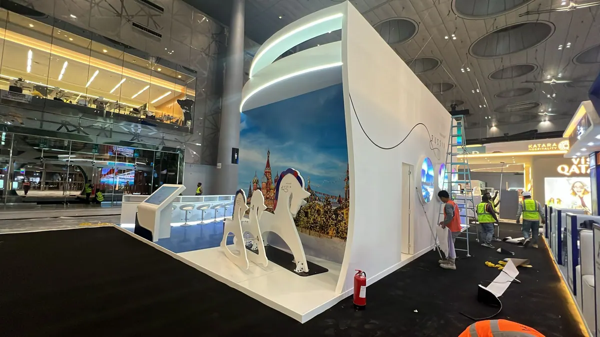 Discover Russia stand: Finished