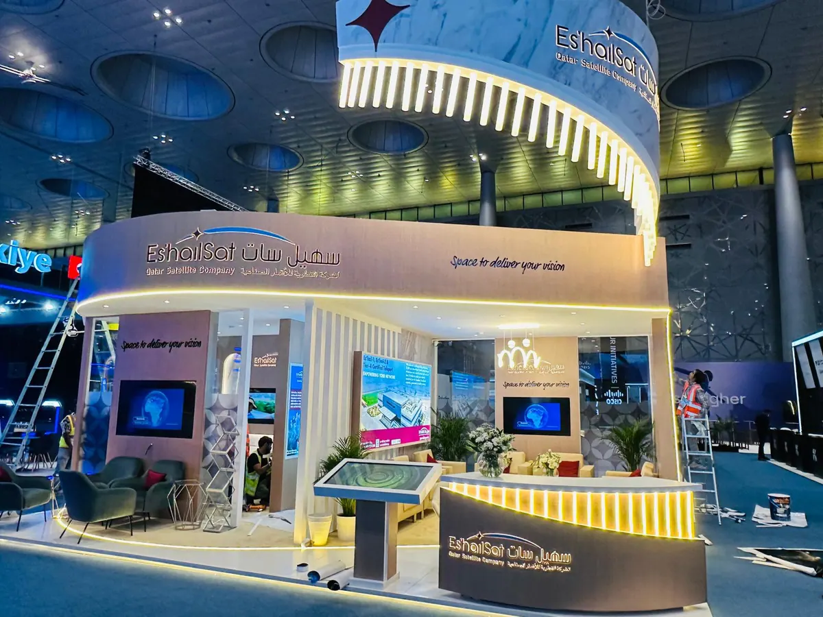 Es'hailSat stand, 2025: Finished