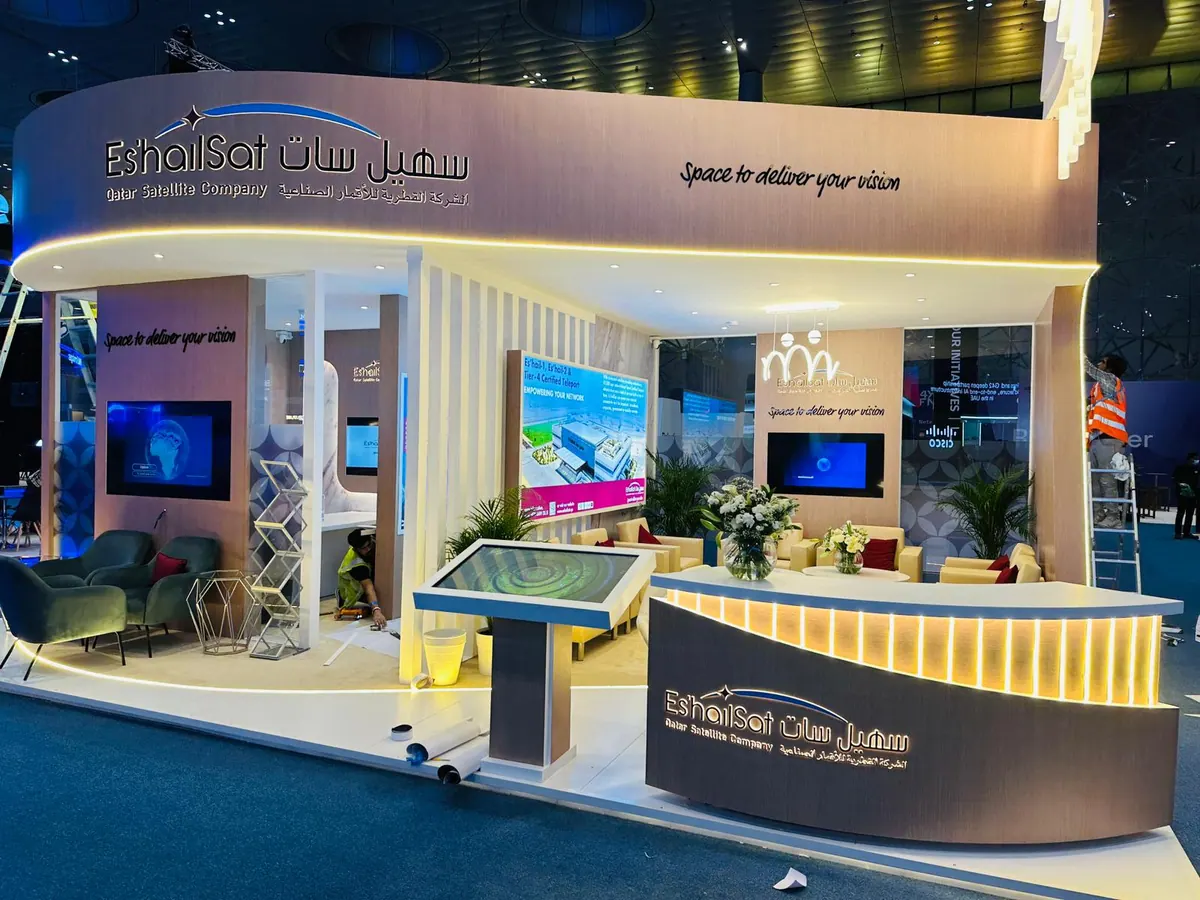 Es'hailSat stand, 2025: Finished