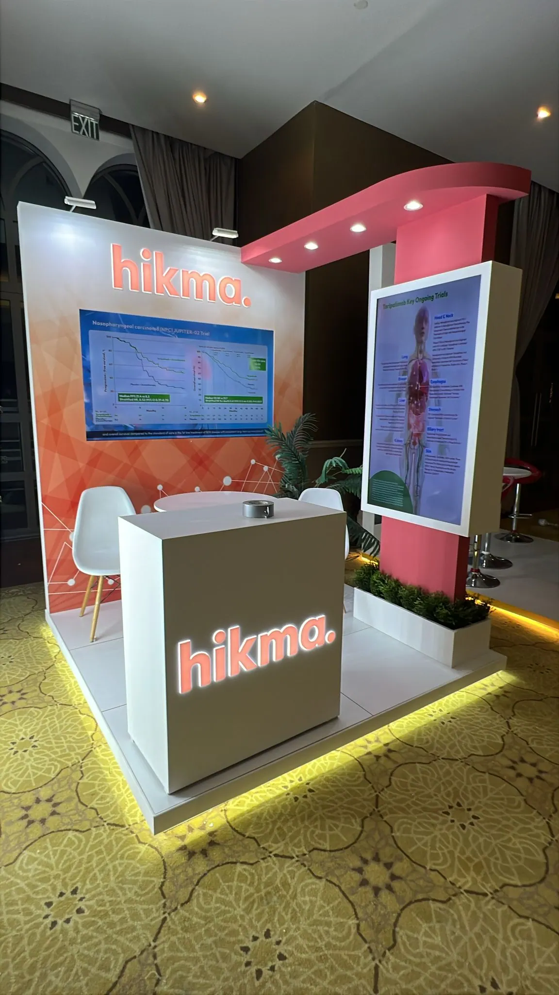 Hikma stand, 2025