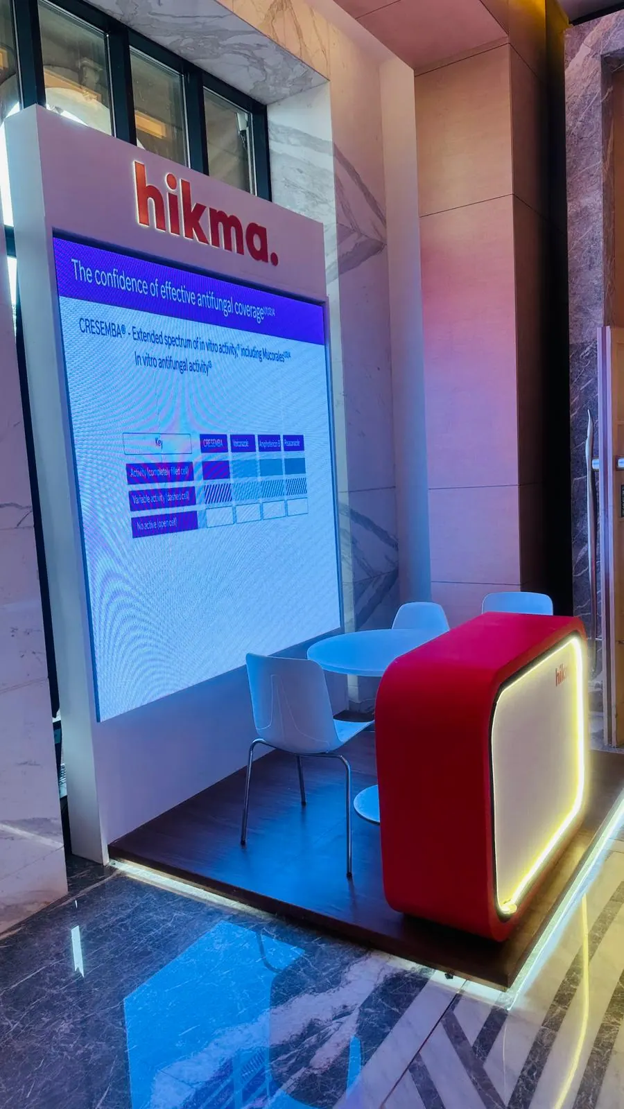Hikma stand, 2026
