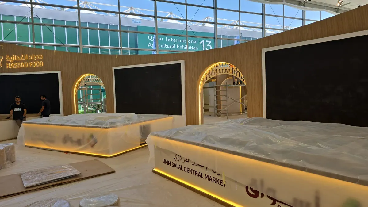 Hassad Food pavilion: On site