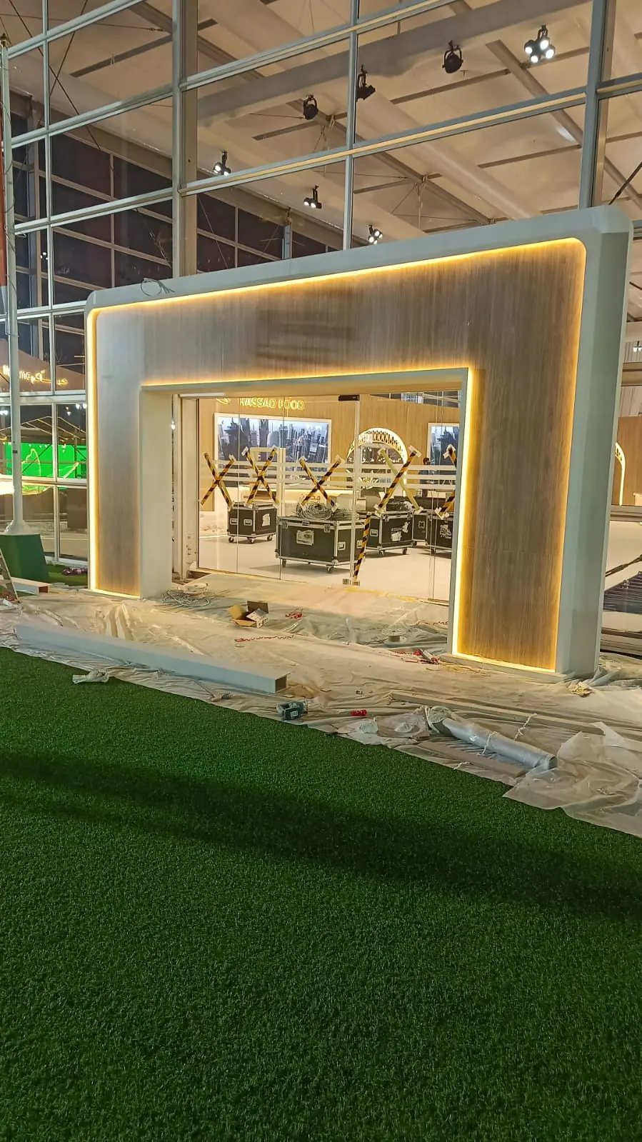 Hassad Food pavilion: On site