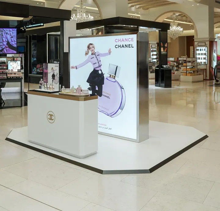 Chanel Chance displays: Design