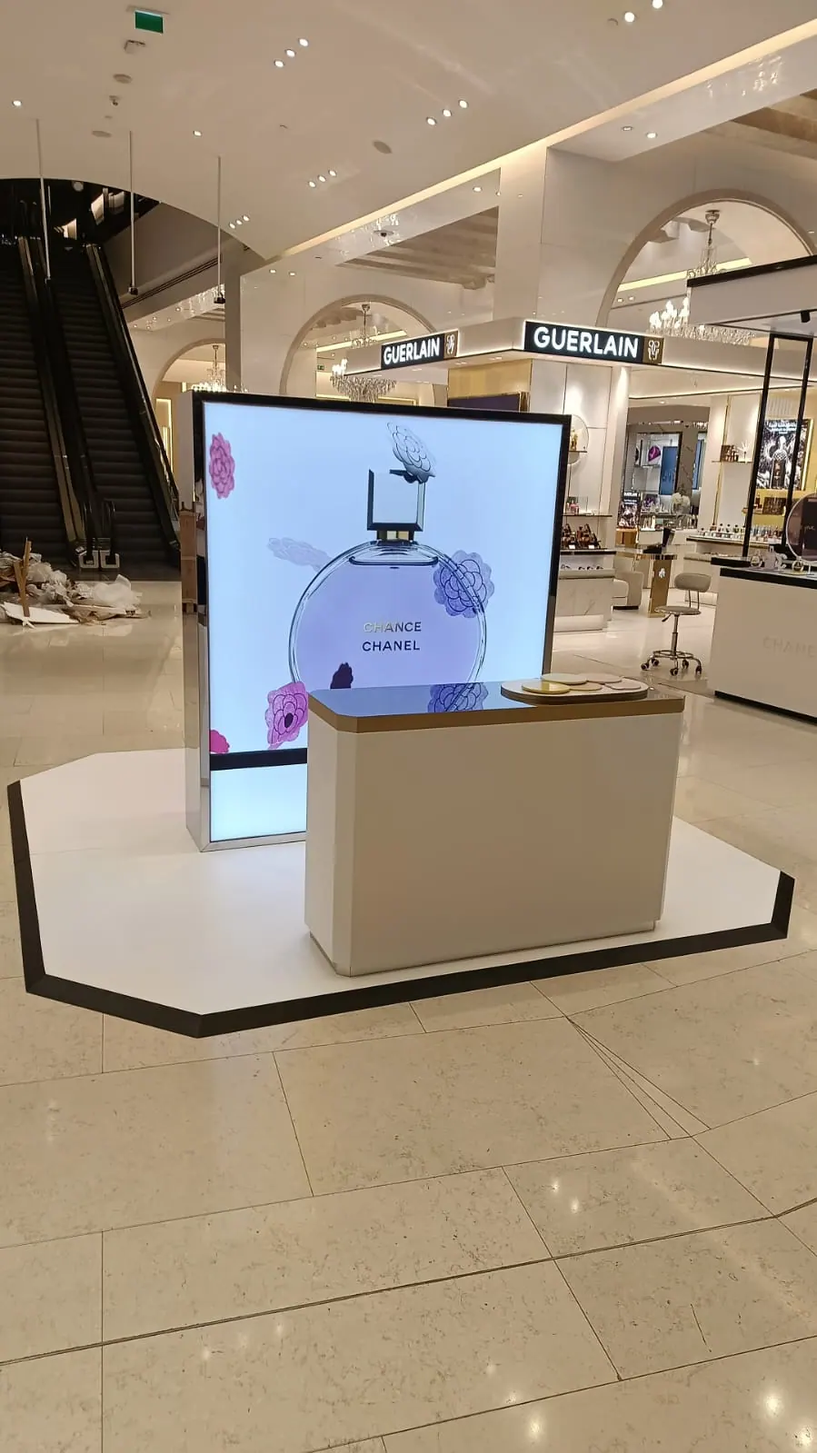 Chanel Chance displays: Finished