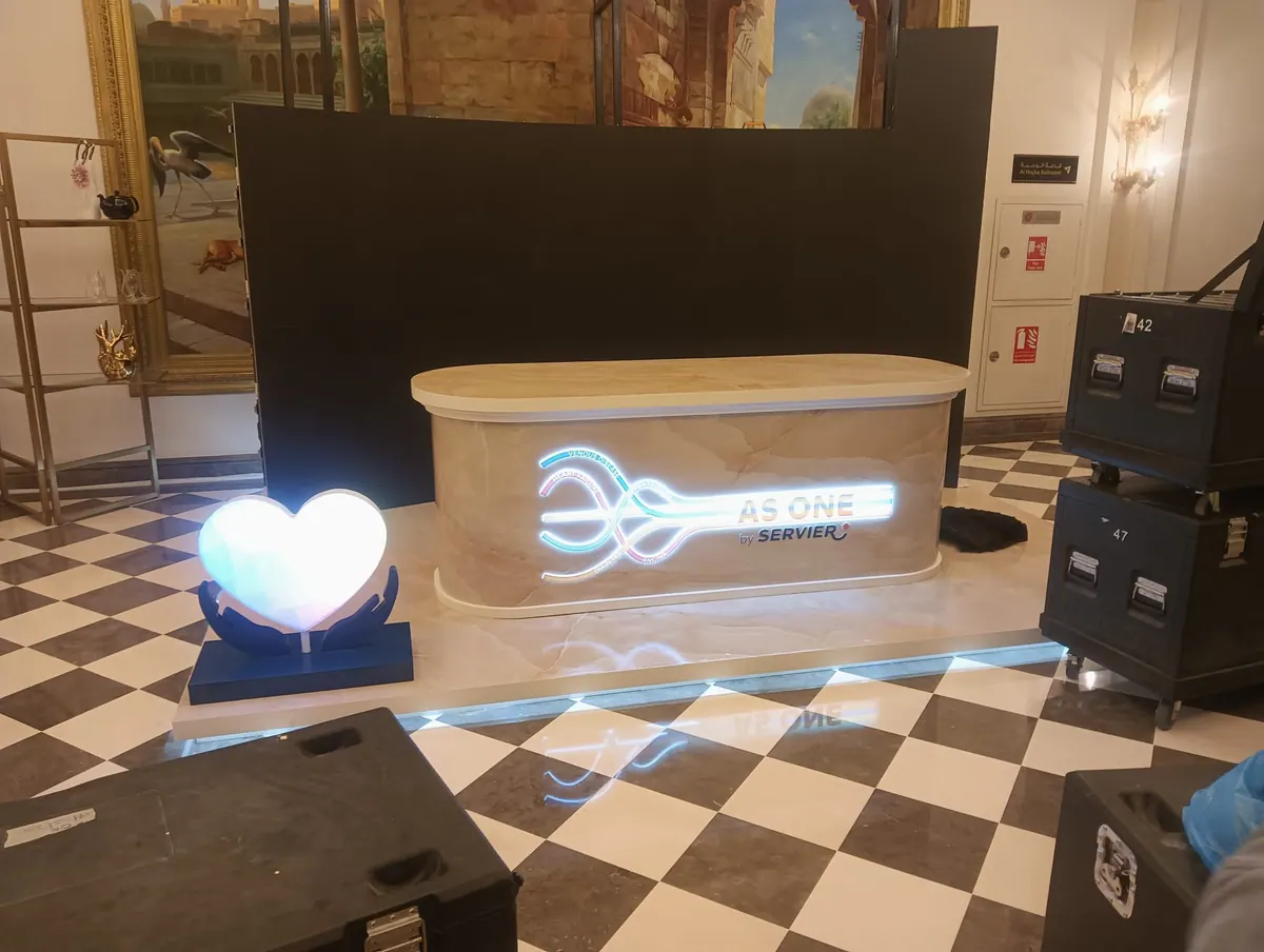 Servier heart display: Finished